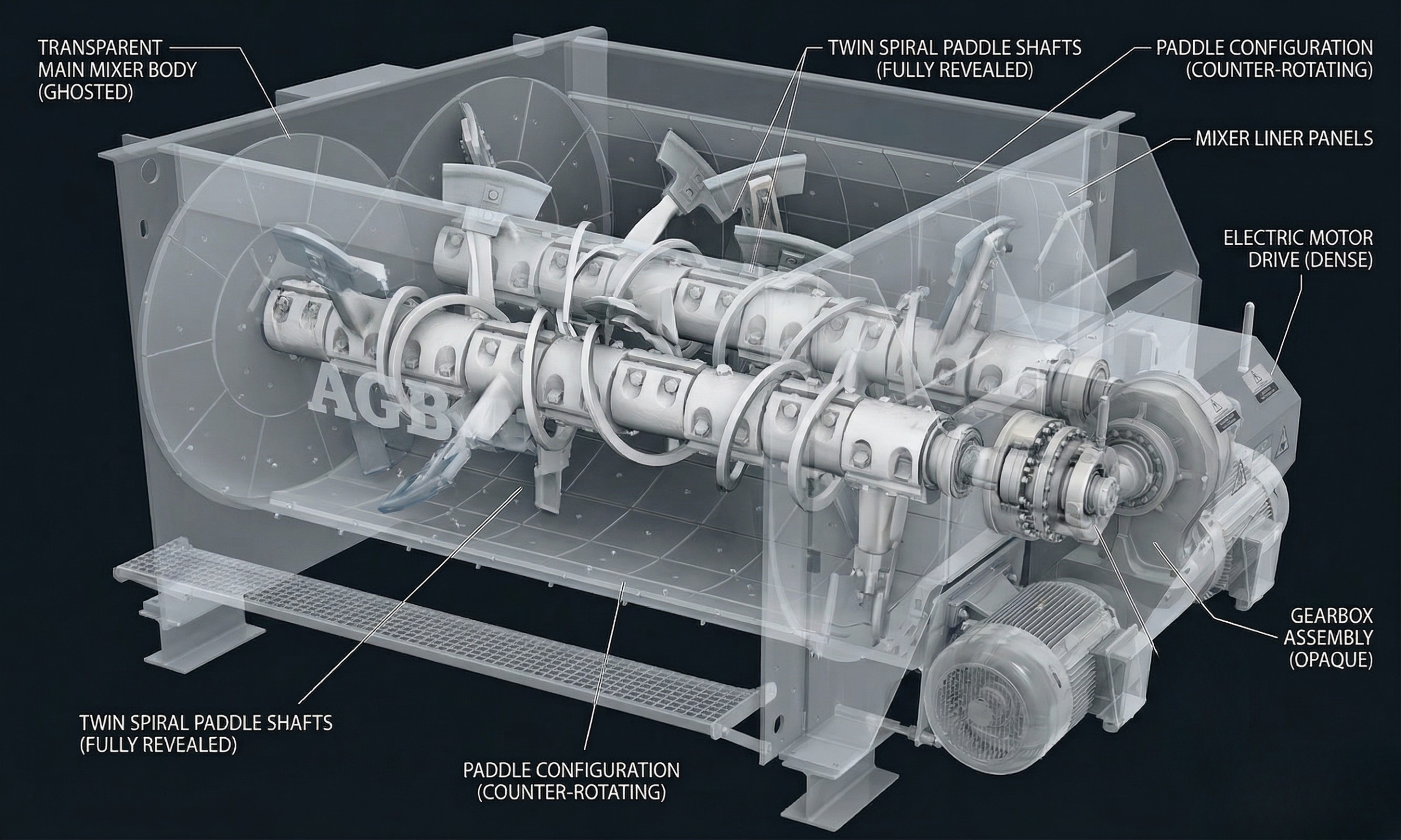 AGB Twin Shaft Mixer