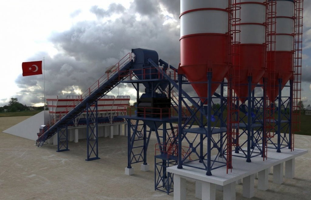 BS140 Stationary Concrete Batching Plant