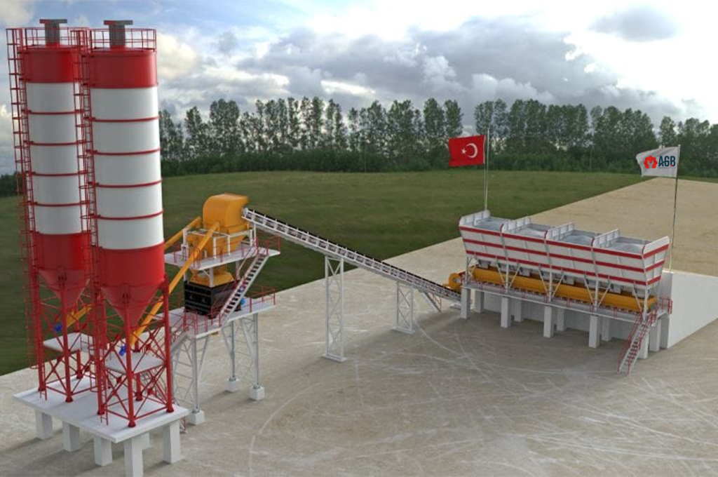 BS60 Stationary Concrete Batching Plant